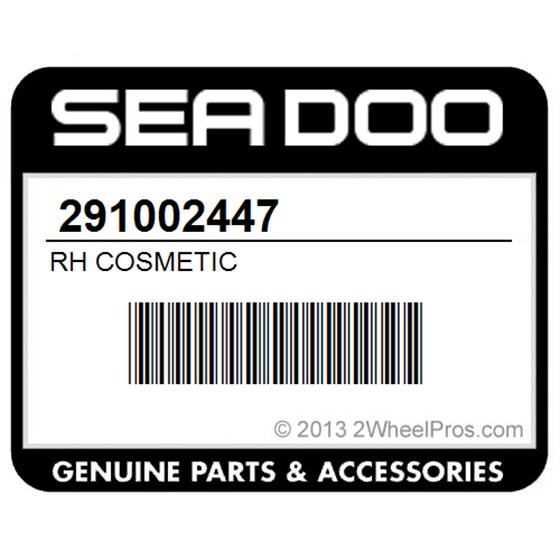 Sea-Doo 291002447 Rh Cosmetic