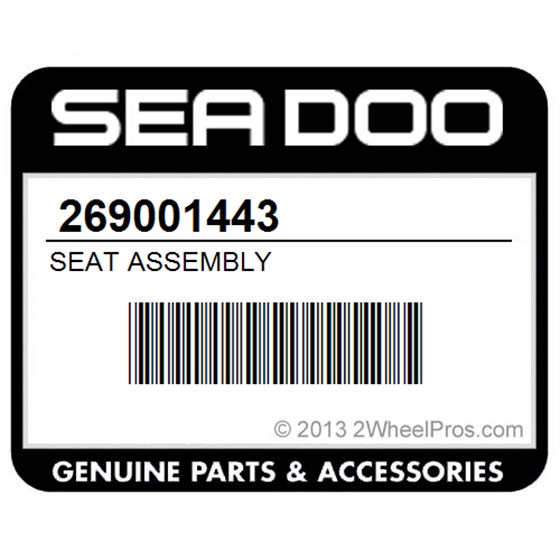 Sea-Doo 269001443 Seat Assembly