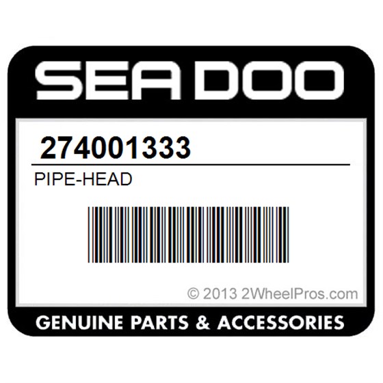 Sea-Doo 274001333 Pipe-Head