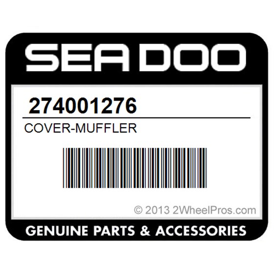 Sea-Doo 274001276 Cover-Muffler
