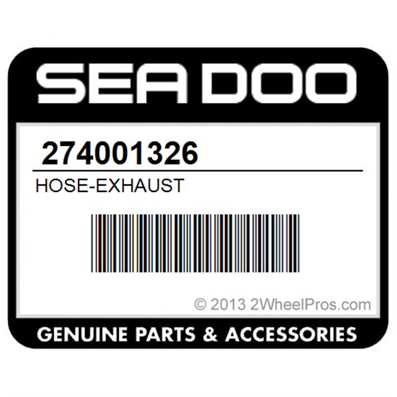 Sea-Doo 274001326 Hose-Exhaust
