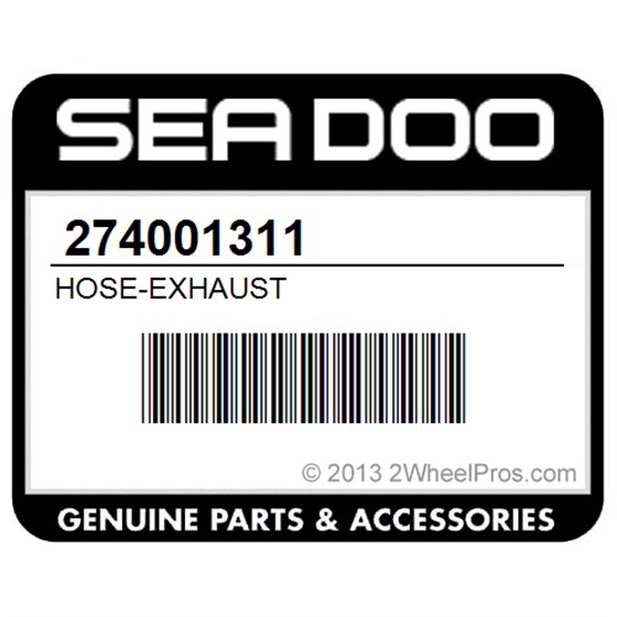 Sea-Doo 274001311 Hose-Exhaust