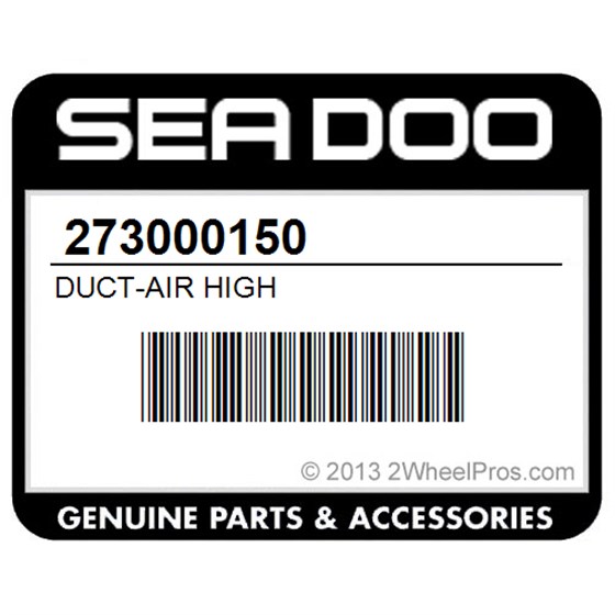 Sea-Doo 273000150 Duct-Air High