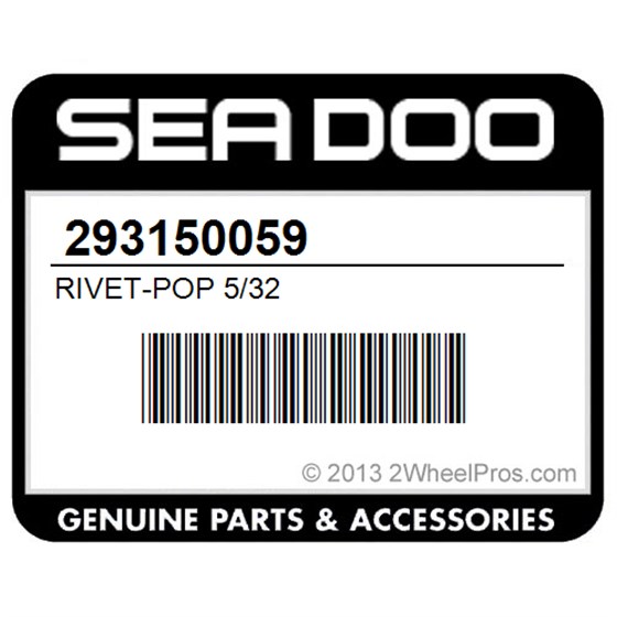 Sea-Doo 293150059 Rivet-Pop 5/32