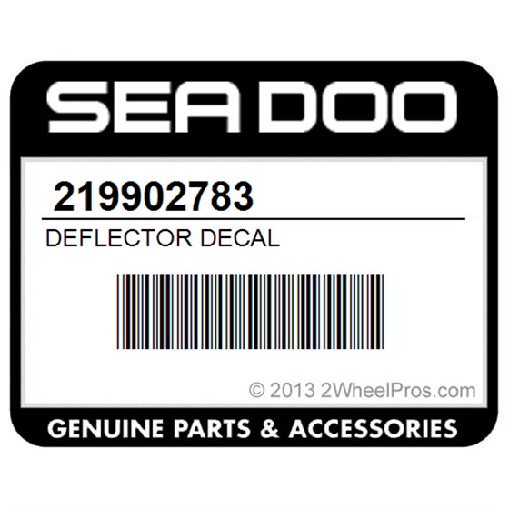 Sea-Doo 219902783 Deflector Decal