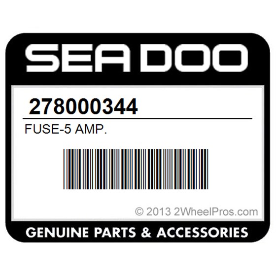 Sea-Doo 278000344 Fuse-5 Amp.