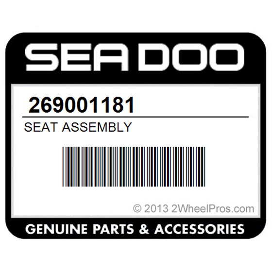 Sea-Doo 269001181 Seat Assembly