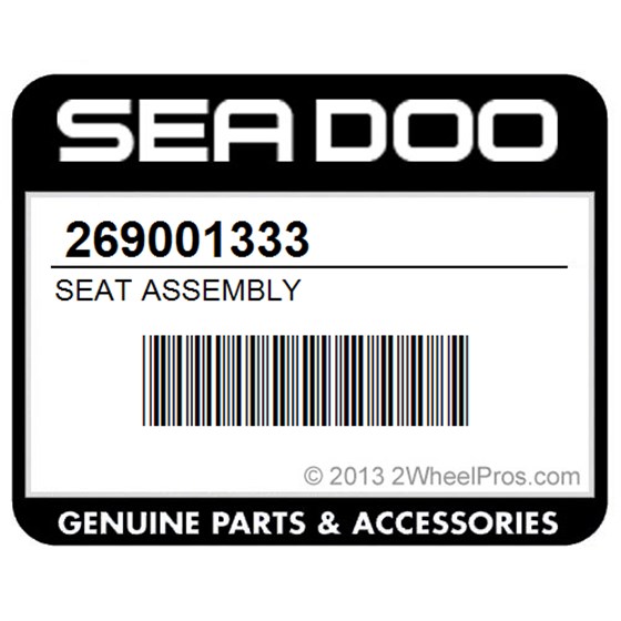 Sea-Doo 269001333 Seat Assembly