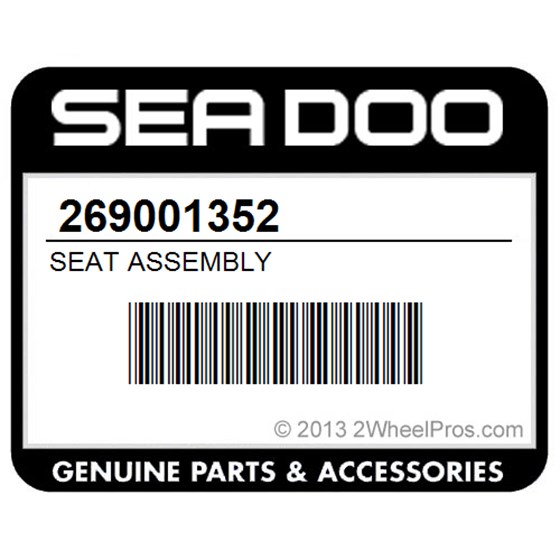 Sea-Doo 269001352 Seat Assembly