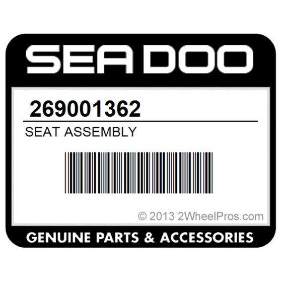 Sea-Doo 269001362 Seat Assembly