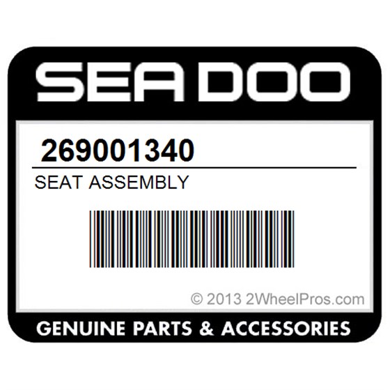 Sea-Doo 269001340 Seat Assembly