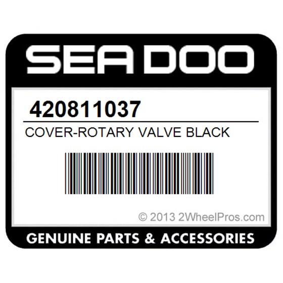 Sea-Doo 420811037 Cover-Rotary Valve Black