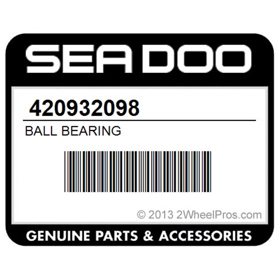 Sea-Doo 420932098 Ball Bearing