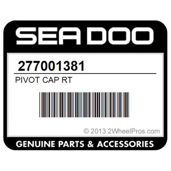 Sea-Doo 277001381 Pivot Cap Rt