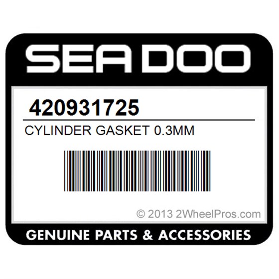 Sea-Doo 420931725 Cylinder Gasket 0.3Mm
