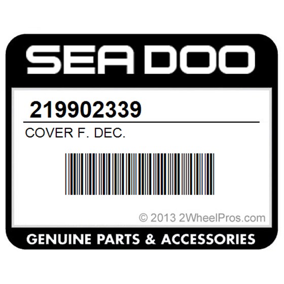 Sea-Doo 219902339 Cover F. Dec.