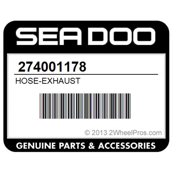 Sea-Doo 274001178 Hose-Exhaust
