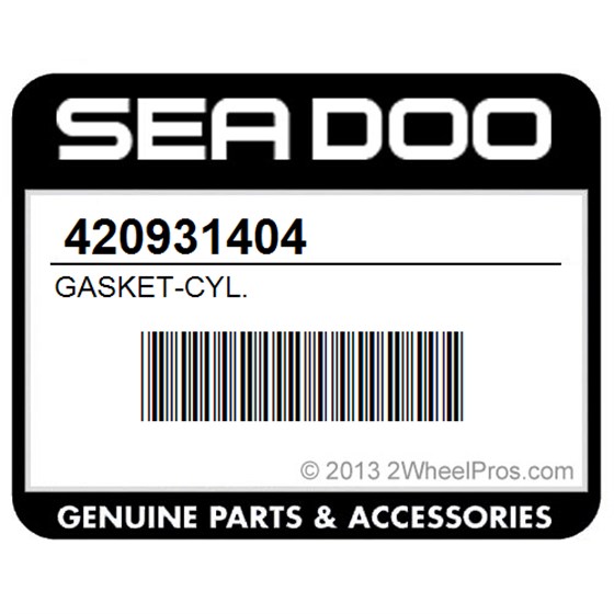 Sea-Doo 420931404 Gasket-Cyl.