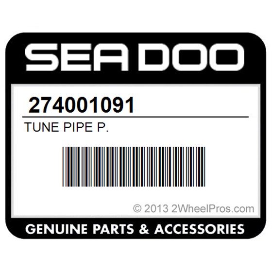 Sea-Doo 274001091 Tune Pipe P.