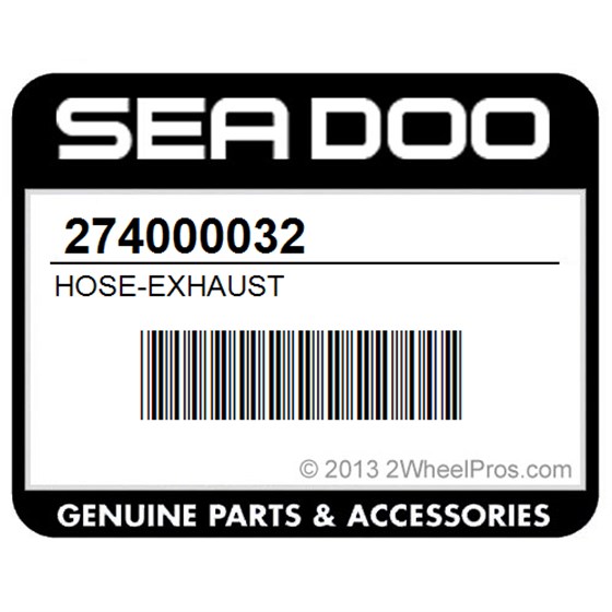 Sea-Doo 274000032 Hose-Exhaust