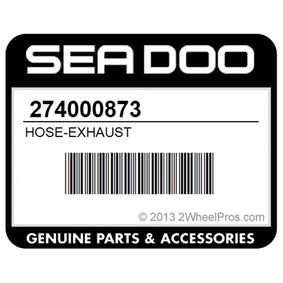 Sea-Doo 274000873 Hose-Exhaust