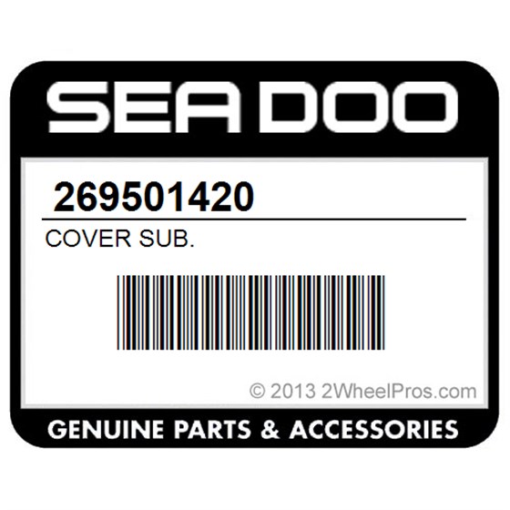 Sea-Doo 269501420 Cover Sub.