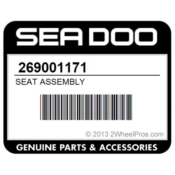 Sea-Doo 269001171 Seat Assembly