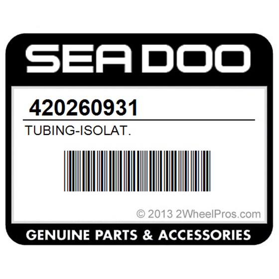 Sea-Doo 420260931 Tubing-Isolat.