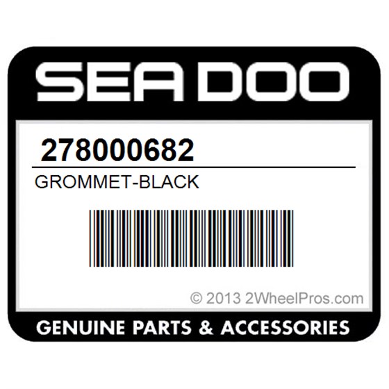 Sea-Doo 278000682 Grommet-Black