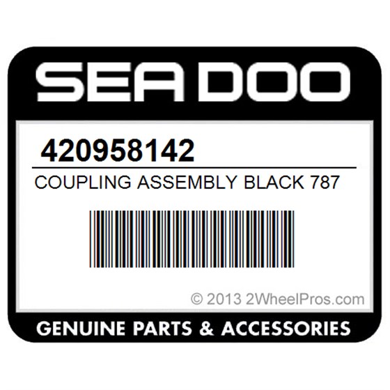 Sea-Doo 420958142 Coupling Assembly Black 787
