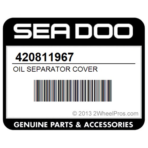 Sea-Doo 420811967 Oil Separator Cover