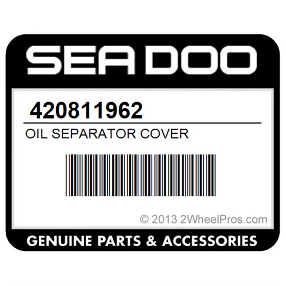 Sea-Doo 420811962 Oil Separator Cover