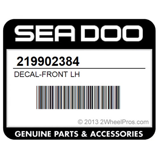Sea-Doo 219902384 Decal-Front Lh