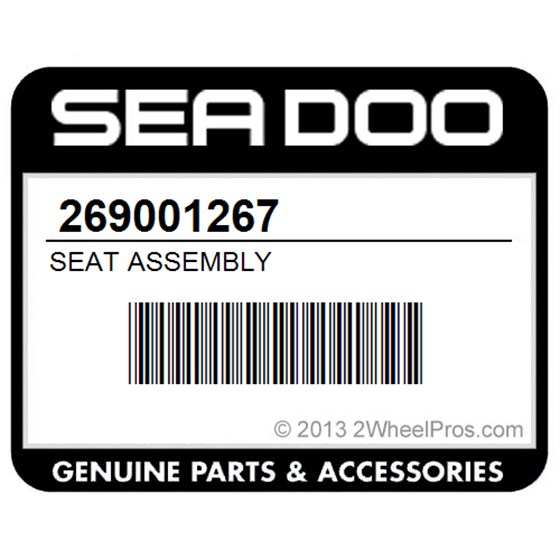 Sea-Doo 269001267 Seat Assembly