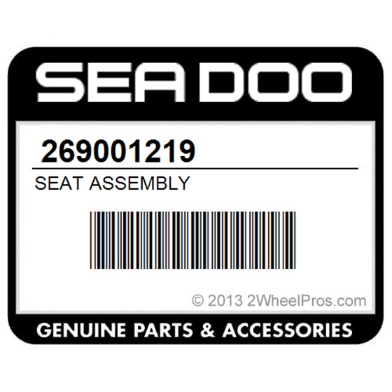 Sea-Doo 269001219 Seat Assembly