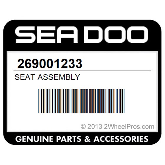 Sea-Doo 269001233 Seat Assembly