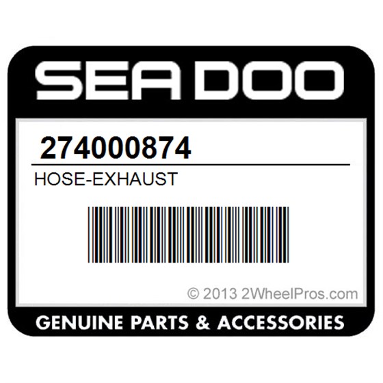 Sea-Doo 274000874 Hose-Exhaust