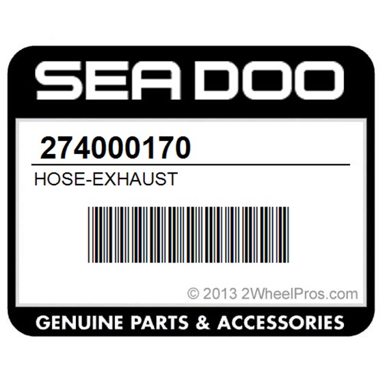 Sea-Doo 274000170 Hose-Exhaust