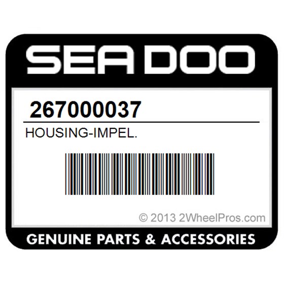 Sea-Doo 267000037 Housing-Impel.