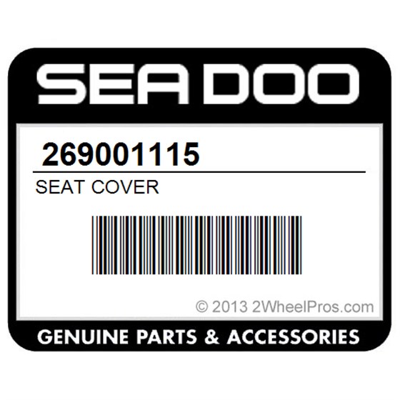 Sea-Doo 269001115 Seat Cover