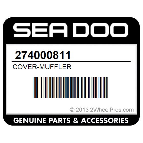 Sea-Doo 274000811 Cover-Muffler