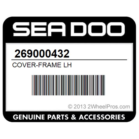 Sea-Doo 269000432 Cover-Frame Lh