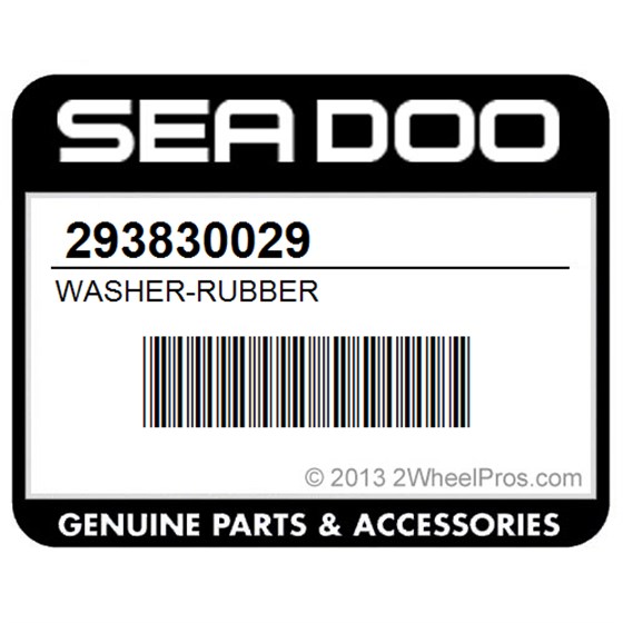 Sea-Doo 293830029 Washer-Rubber