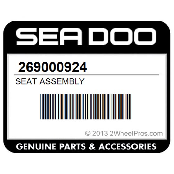 Sea-Doo 269000924 Seat Assembly