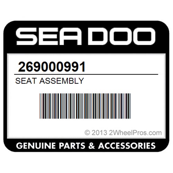 Sea-Doo 269000991 Seat Assembly