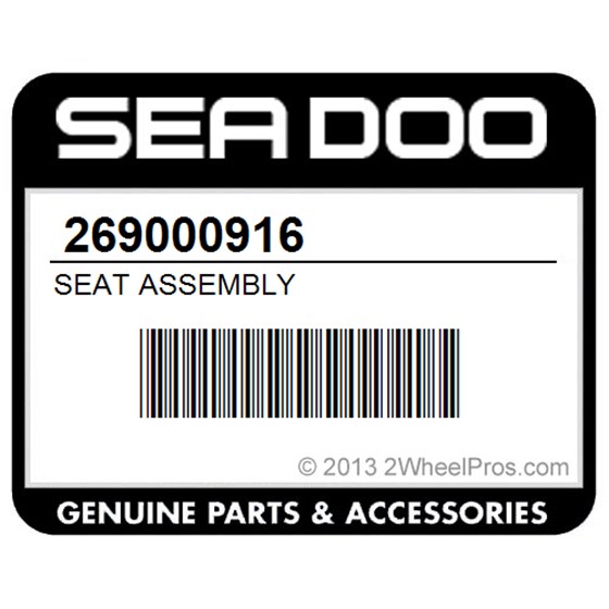 Sea-Doo 269000916 Seat Assembly
