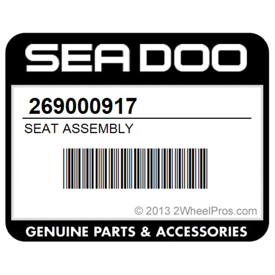 Sea-Doo 269000917 Seat Assembly