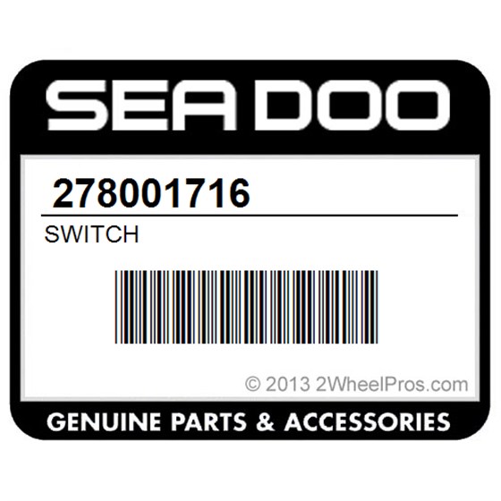 Sea-Doo 278001716 Switch