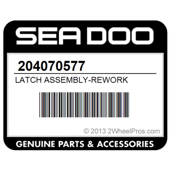 Sea-Doo 204070577 Latch Assembly-Rework