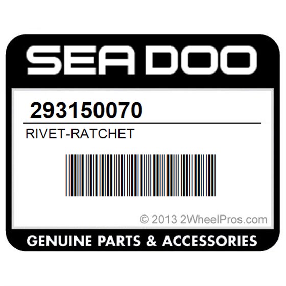 Sea-Doo 293150070 Rivet-Ratchet